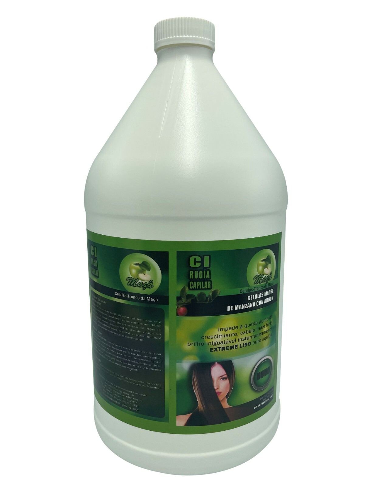 Cirugia Capilar Celulas Madres Con Argan Fuerte 3.7 litros Uso profesional USA