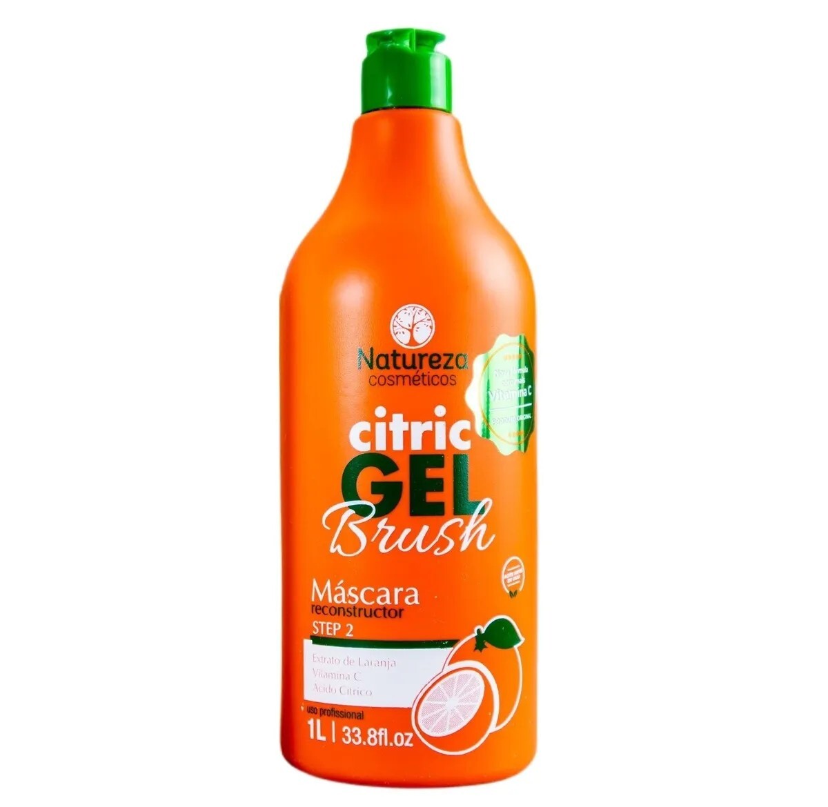 Citric Gel Progressive Brush Vita C Recontrolling Hair Mask/Cosméticos Natureza