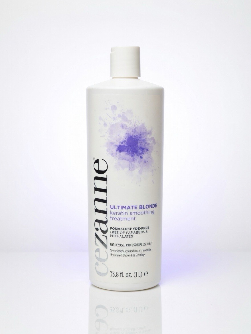 Cezanne Ultimate Blonde Keratin Smoothing Treatment 33oz Formaldehyde-Free