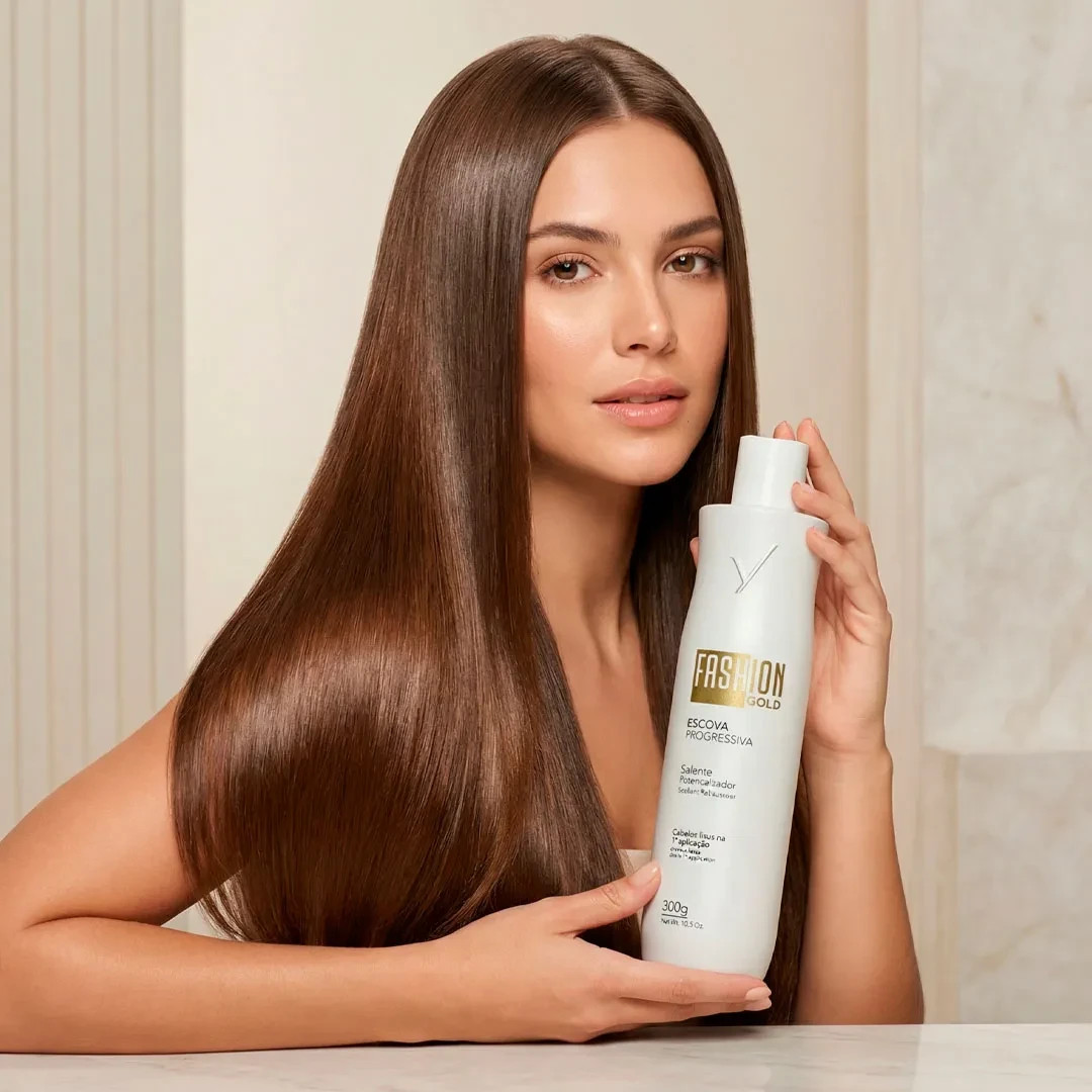 Fashion Gold Brazilian Keratin Hair Straightening Treatment 300g Smoothing Kit