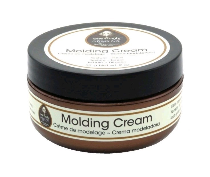 ONE ‘N ONLY (1) 2 Fl. 0z. Jar 🤎 ●MOLDING CREAM● 🤎 ARGAN OIL Texture – Hold.