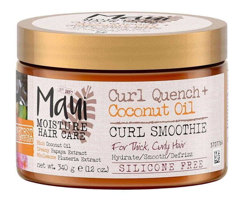 (2 PACK) Maui Moisture Coconut Oil Curl Smoothie 12 Ounce Jar