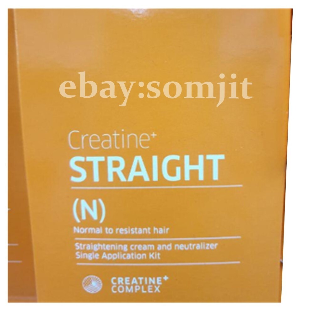 WELLA STRAIGHT(N) Hair Straightening Cream Permanent Intense Creatine Set 3 Box.