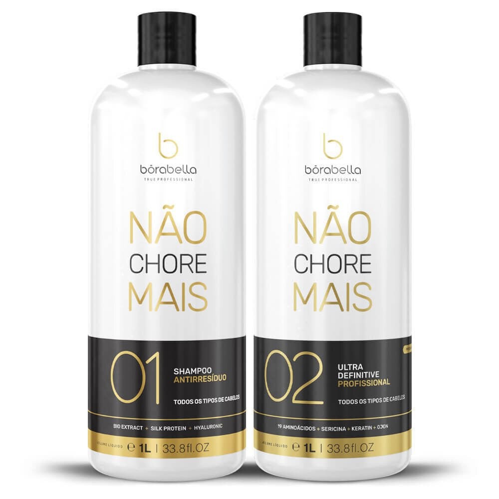 Borabella Nao Chore Mais / Not Cry More Brazilian Keratin Treatment 2X1000ml/33.