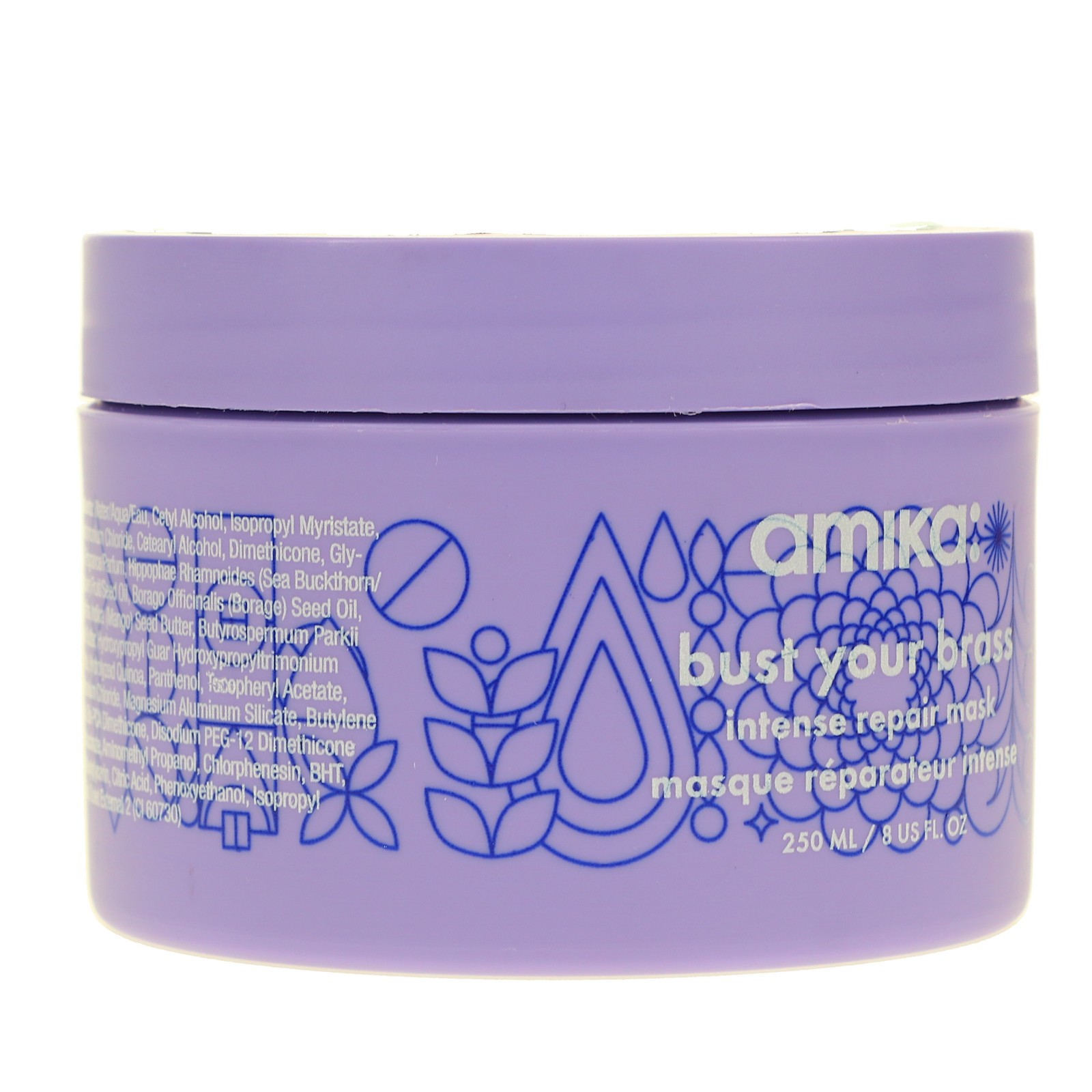 Amika Bust Your Brass Toning + Strength Repair Mask 8.5 oz