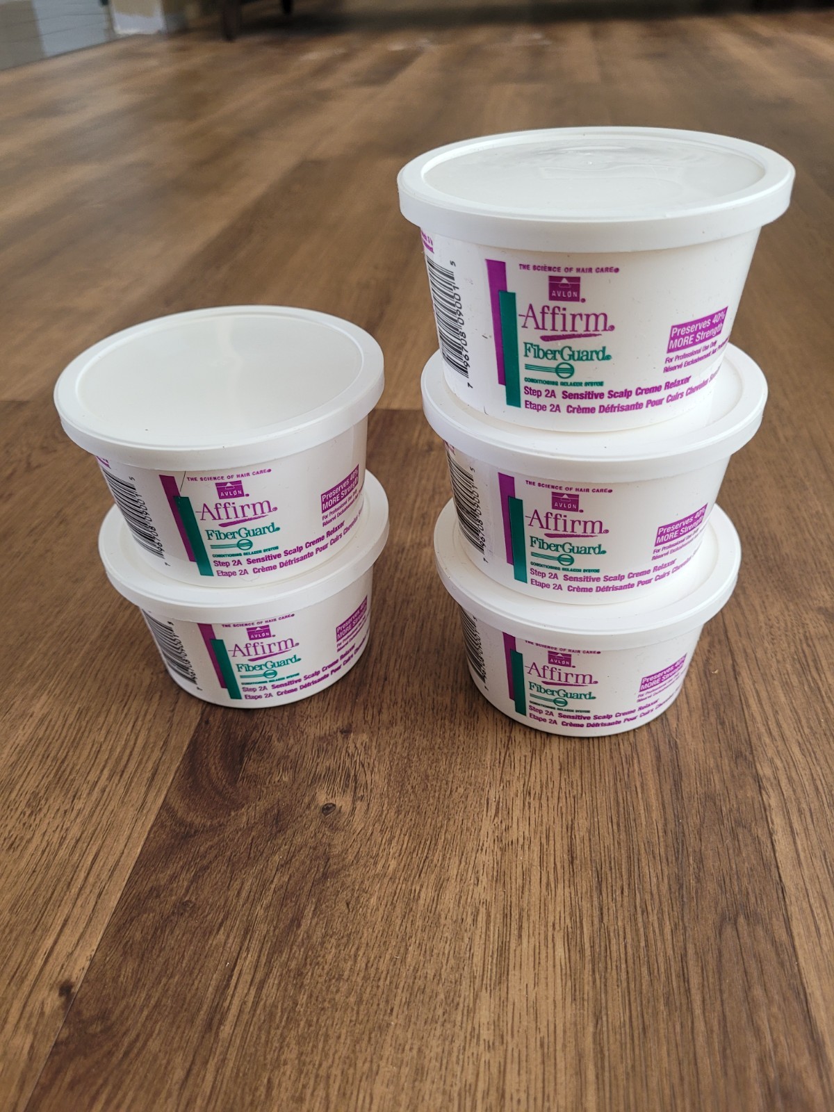 affirm fiberGuard step 2 sensitive scalp 5 tubs new ex 3/26/27