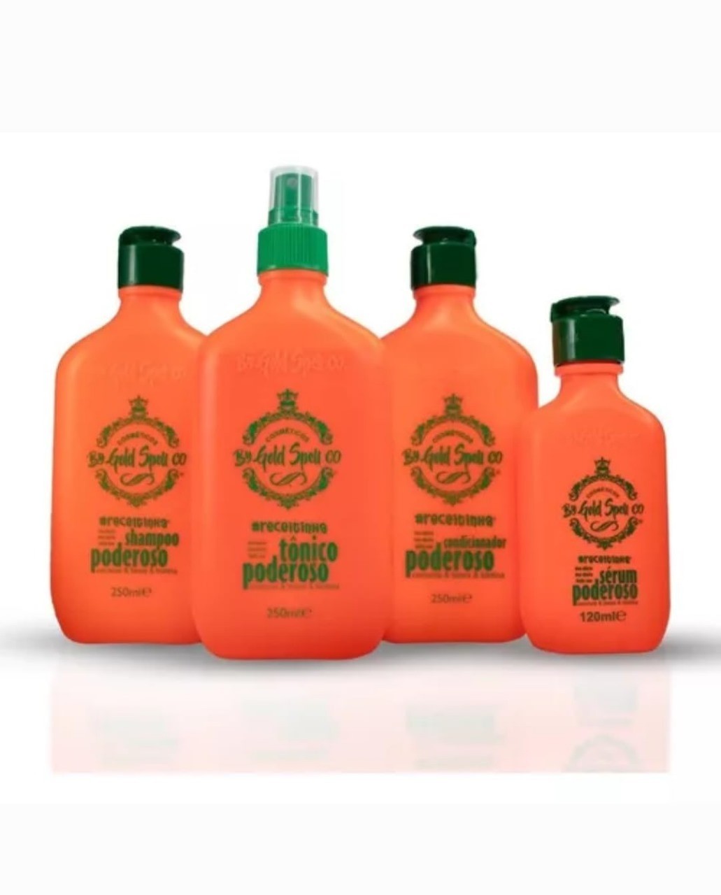Goldspell Kit / Shampoo + Conditioner + Powerful Tonic 3x250ml + Serum 120ml.