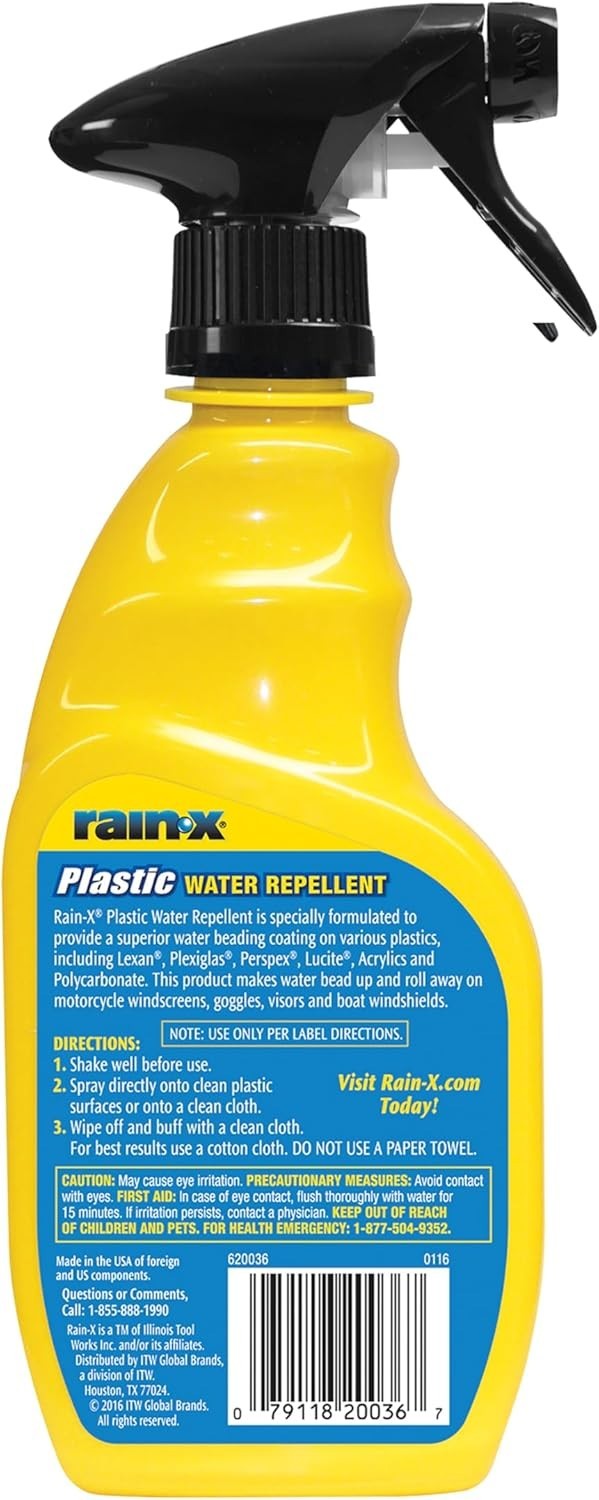 Plastic Treatment Spray for Water Repellency – 12 fl. oz. in Rain Scent