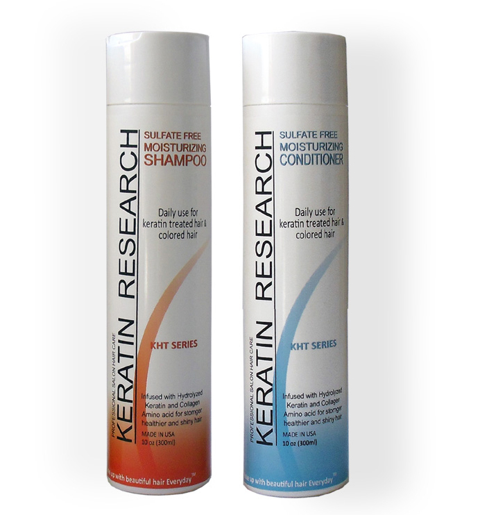 Sulfate Free Shampoo and Conditioner Keratin Treatment After Care 2 pc Value Set