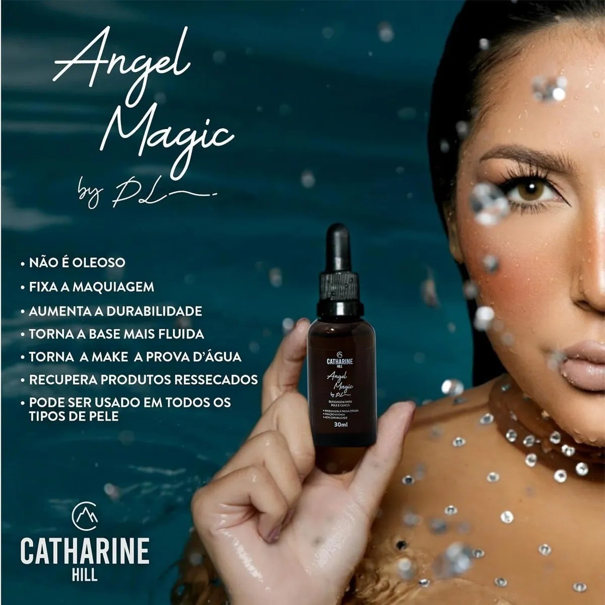 Catharine Hill Angel Magic Skin and Eye Shielding Serum Makeup Cosmetic 30mL