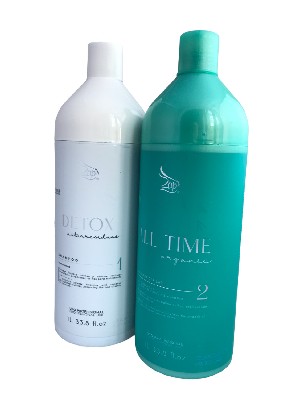 ZAP ALL TIME ORGANIC HAIR SMOOTHING TREATMENT SET 1000ml 33,8fl/Oz.