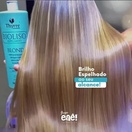 Thyrre Cosmetics Bio Liso Espelhado Kit Progressiva Formaldehyde Free 2x1L