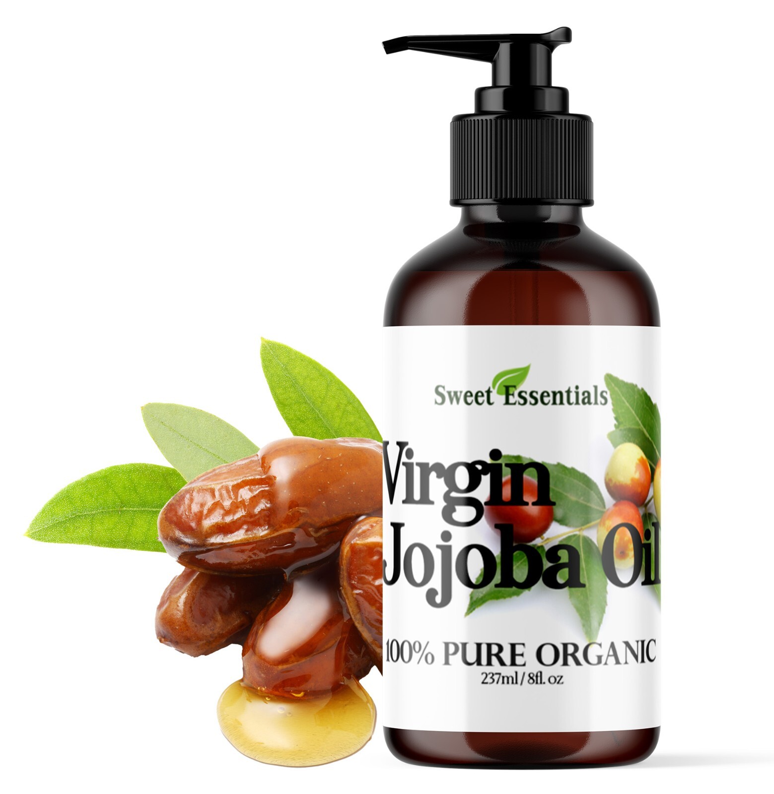 Organic Virgin Jojoba Oil 8oz | Imported From Argentina | 100% Pure Cold Pressed