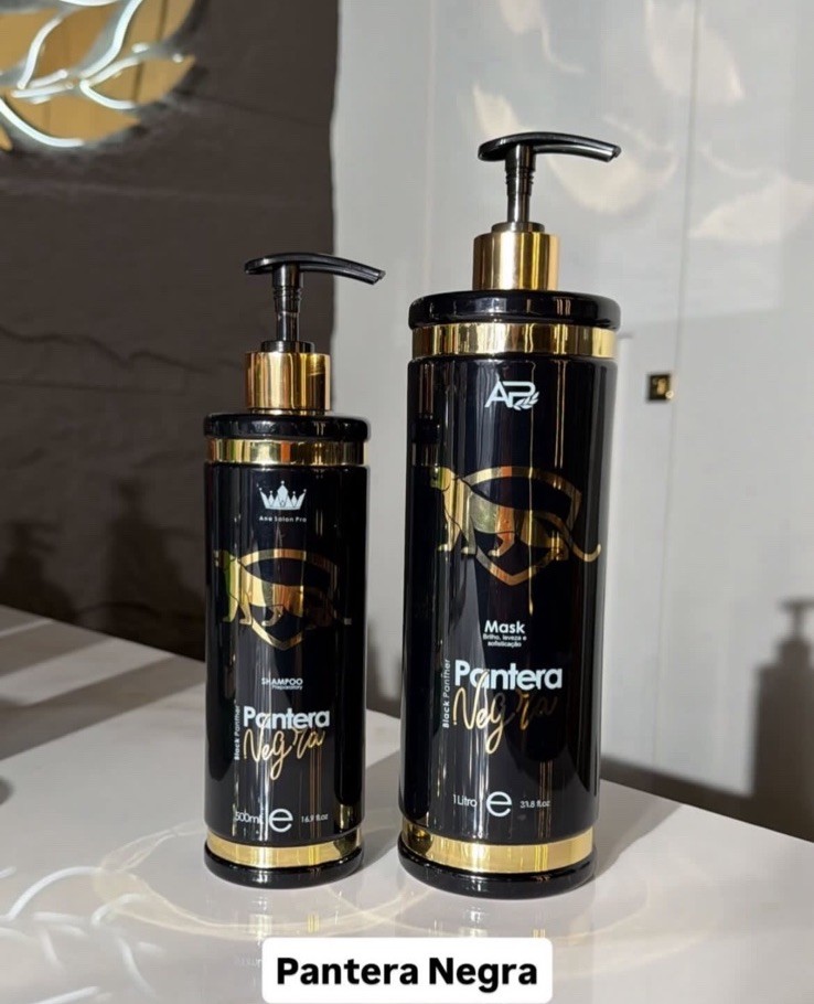 Pantera Negra Black Panther Smooth Hair Keratin Kit 2 Itens – Ana Paula Carvalho