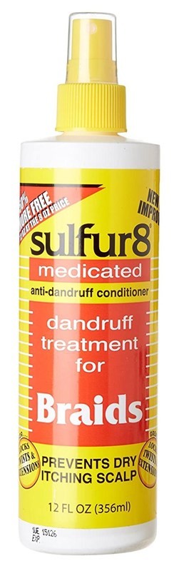 (3 PACK) Sulfur8 Dandruff Treatment For Braids 12oz Spray