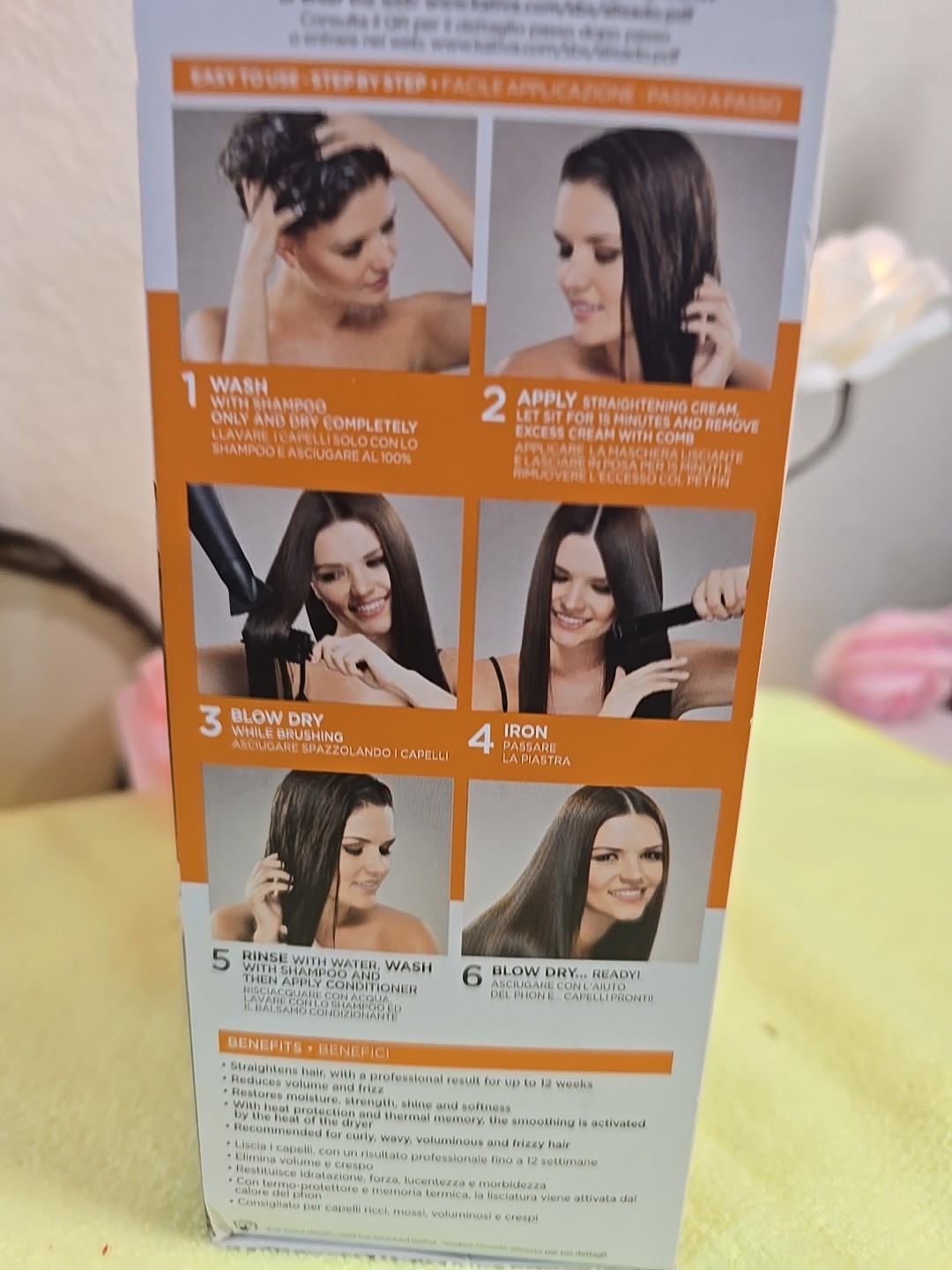 Brazilian Straightening Kit, 12 Weeks of Home Use Professional Straightening,…