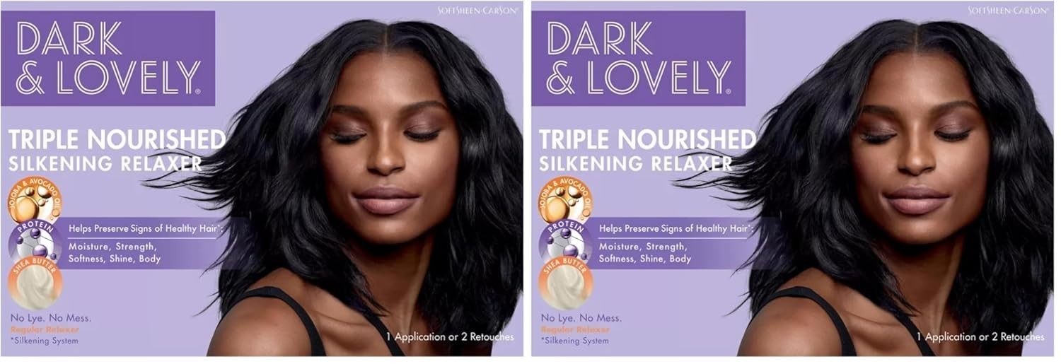 SoftSheen-Carson Relaxer No-Lye Regular Strength with Shea Butter Pack of 2