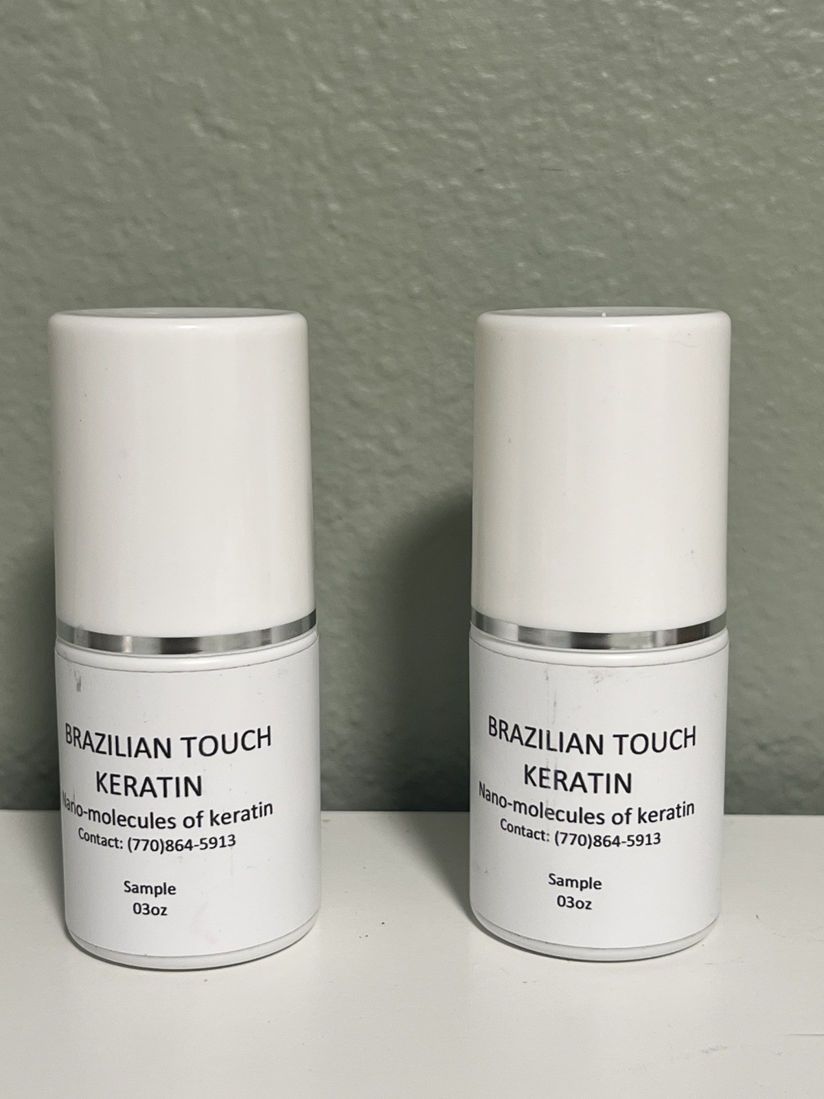 Brazilian Touch keratin professional use Samples 2 @ 3 Oz Each