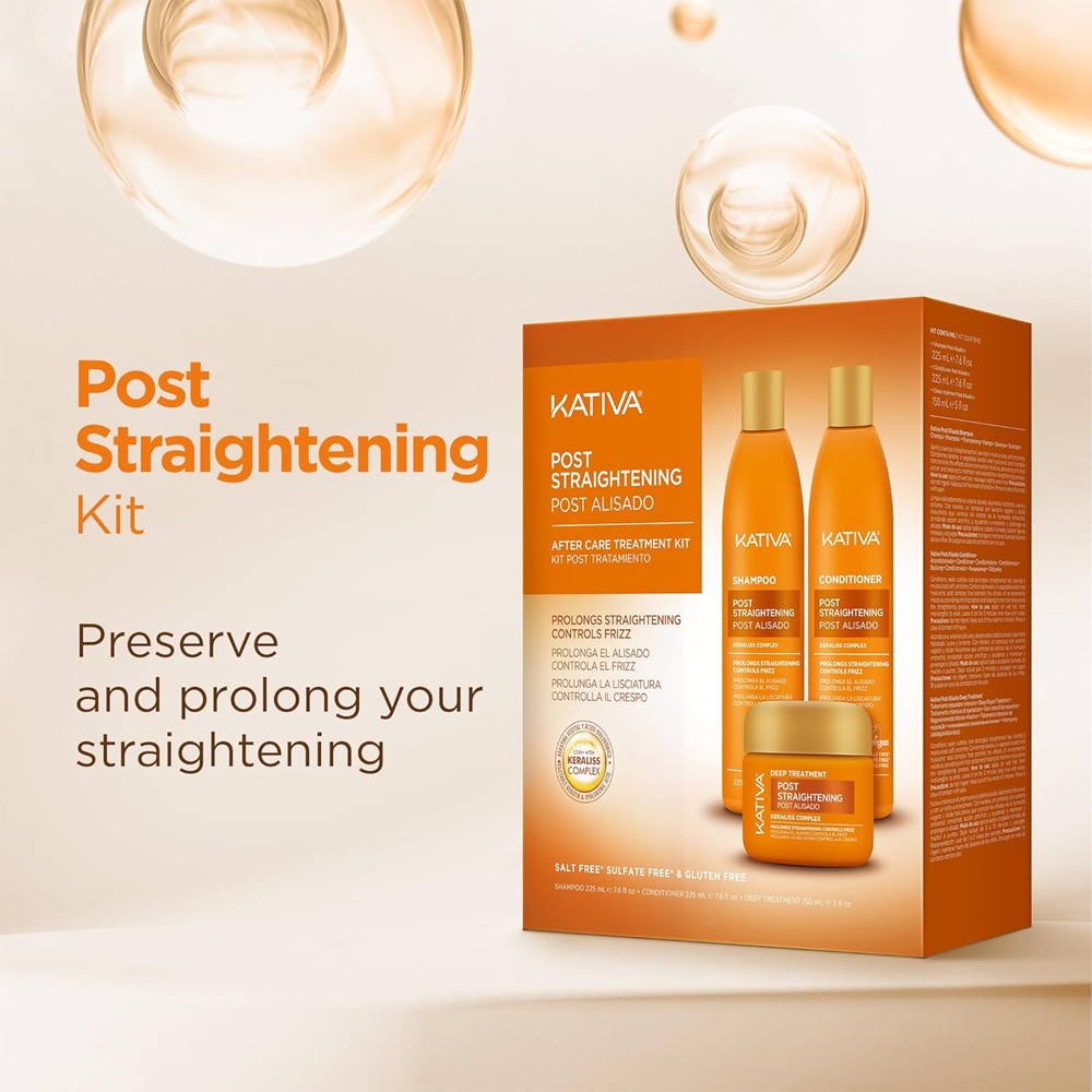 KT POST ALI KIT X3 Formaldehyde-Free Keratin Hair Straightening Treatment