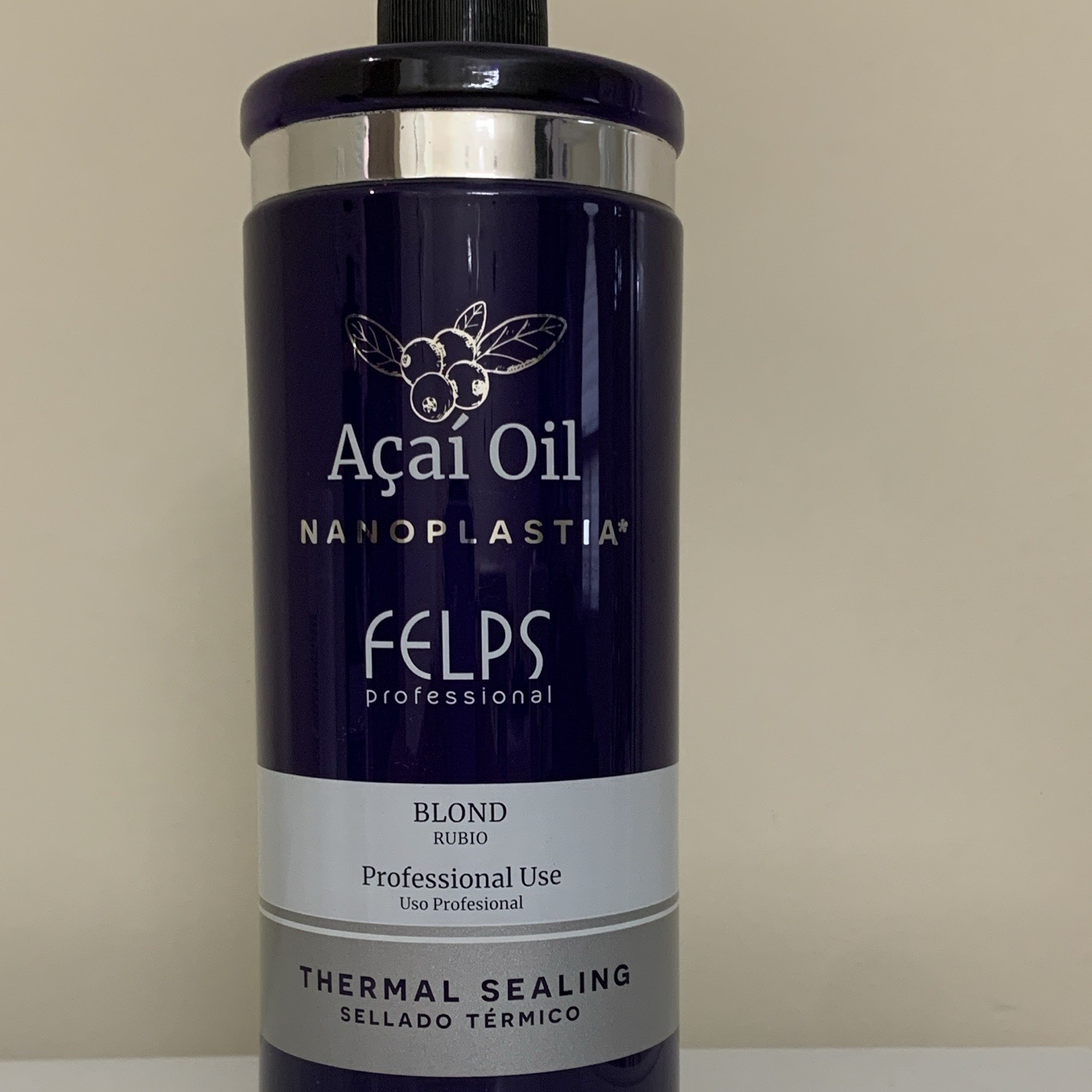 FELPS Professional Açaí Oil Nanoplastia Thermal Sealing Blond Hair 33.8oz