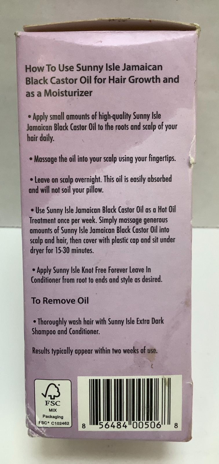 Sunny Isle Lavender Jamaican Black Castor Oil, 4oz, Pack of 3