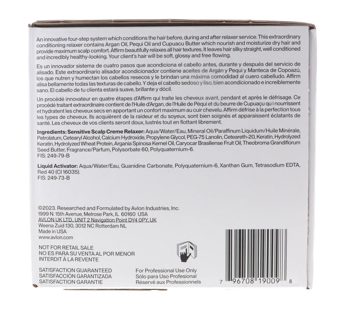 Avlon Affirm Argan Sensitive Scalp Relaxer (20 Pack)