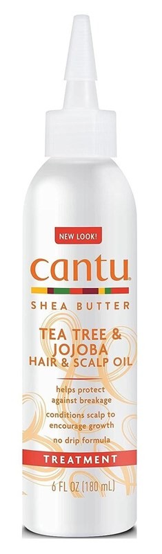 (3 PACK) Cantu Shea Butter Tea Tree & Jojoba Hair & Scalp Oil 6oz
