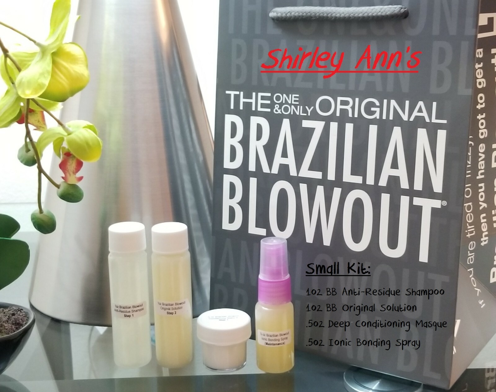 Brazilian Blowout Original Solution – 1oz Kit w/ Ionic Bonding Spray