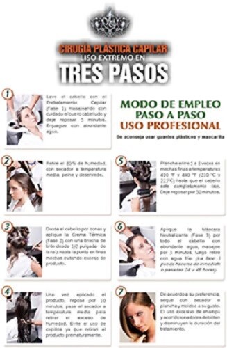 KIT CIRUGÍA CAPILAR PLÁSTICA SEDA QUEEN (3 PASOS) 50 ML