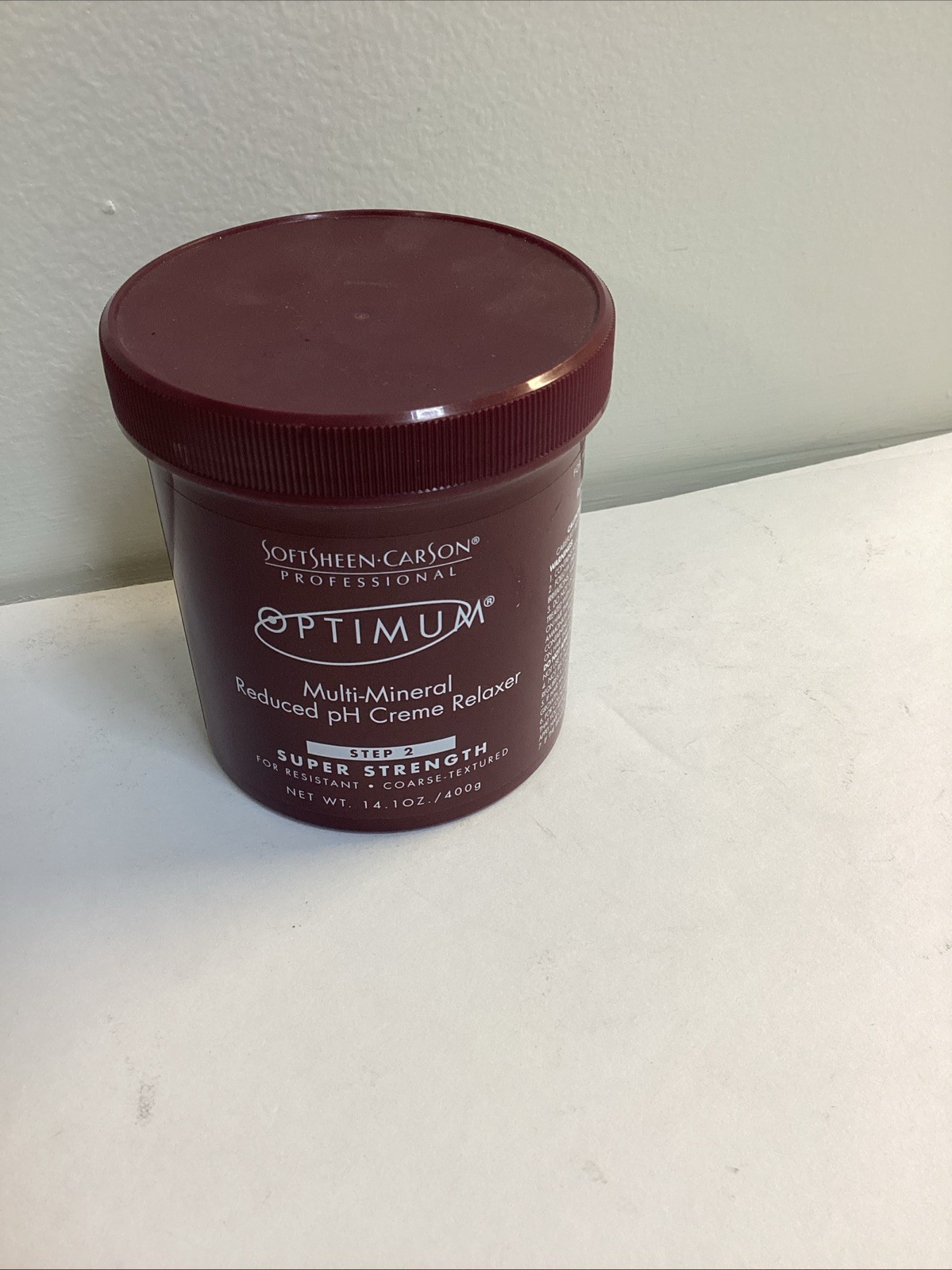 SoftSheen Carson Optimum Smooth Step 2 Multi Mineral Crème Relaxer SUPER 14.1 oz