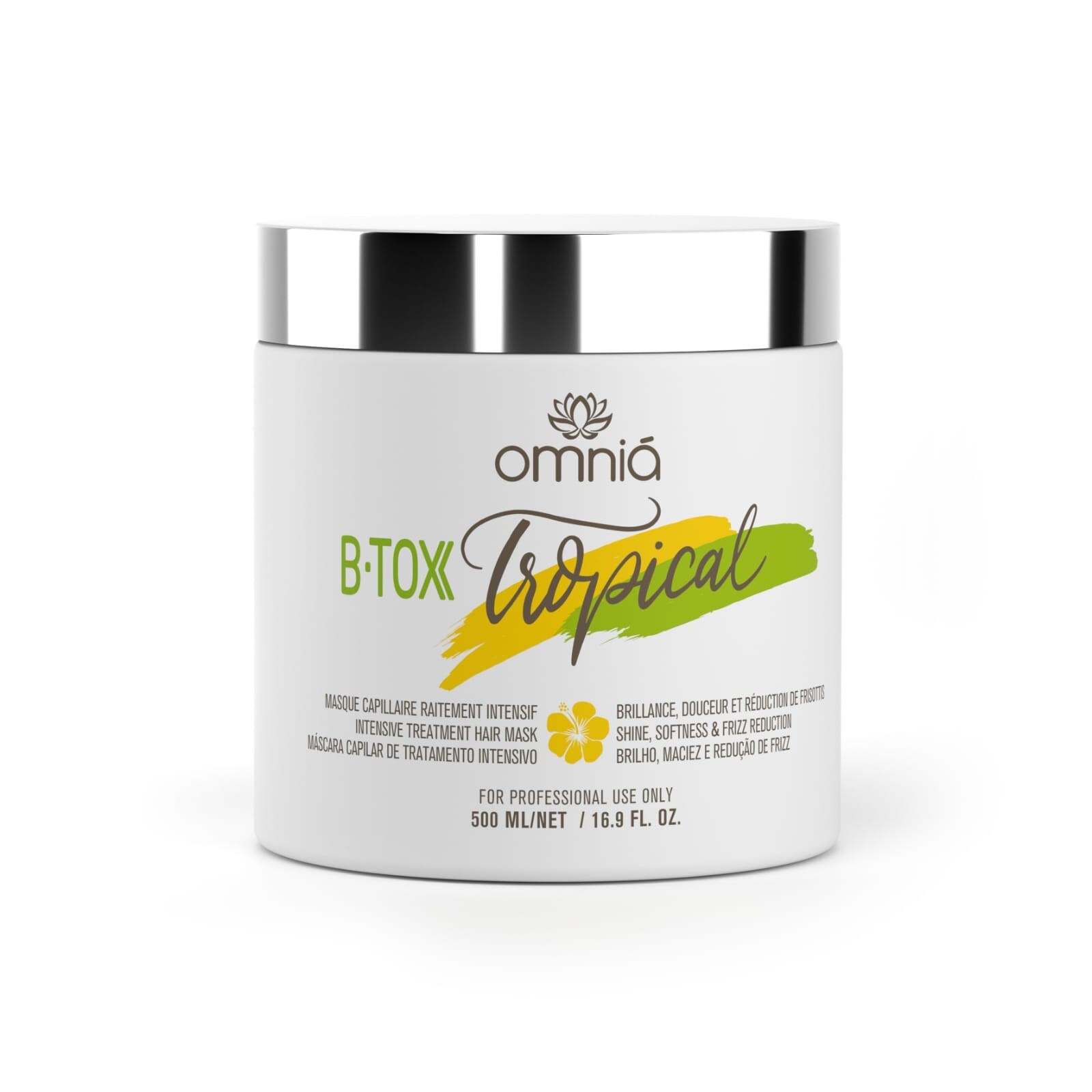 Omnia B-Tox Tropical Mask 500g Brazilian Keratin Hair Treatment – Frizz Control