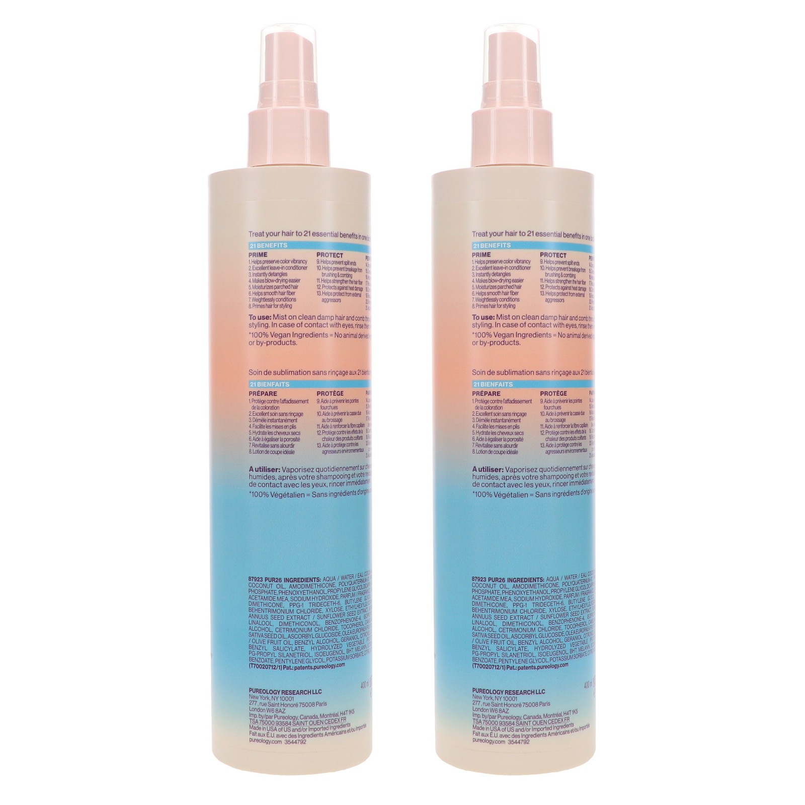 Pureology Color Fanatic 21 Essential Benefits Multi-Tasking Leave-In Spray 13.5