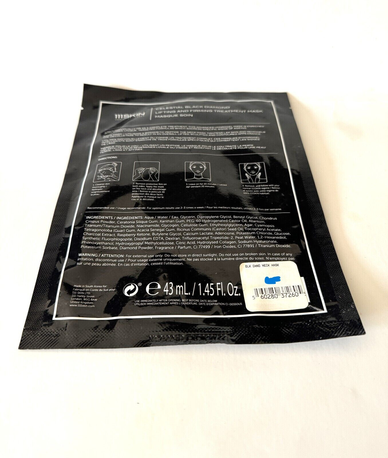 111SKIN Celestial Black Diamond Lifting And Firming Treatment Mask 1.45oz