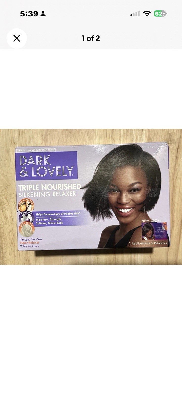 SoftSheen-Carson Dark & Lovely Triple Nourished Silkening No-Lye Relaxer