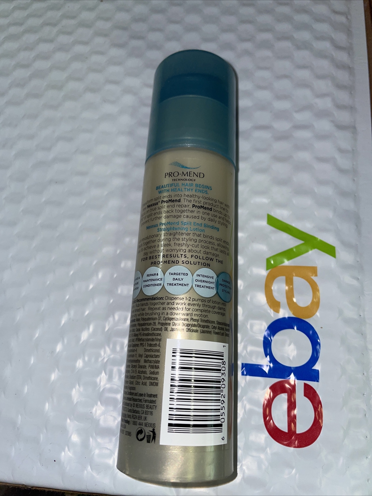 Nexxus Pro-Mend Split End Binding Straightening Lotion Styling Hair Treatment