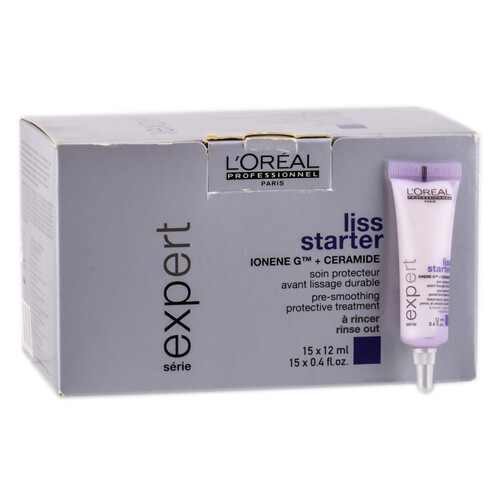 L’Oreal Liss Starter Pre-Smoothing Treatment Ionene G + Ceramide 15 X 12ml