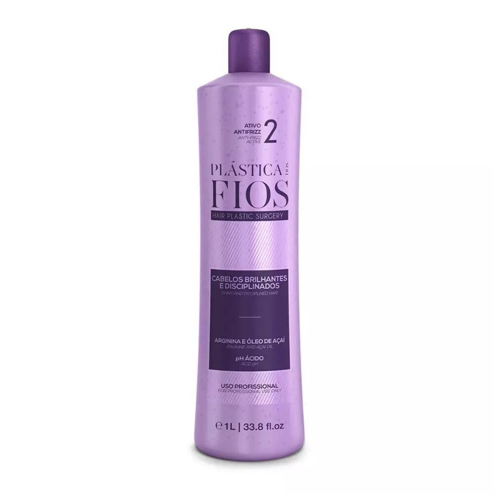 Cadiveu Plastica dos Fios Straightener Brazilian Keratin Hair Treatment 3x 1L