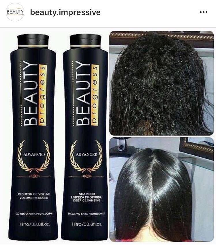 TREATMENT KERATIN Afro System Beauty Impressive Progressive Kit 2x 33.8oz