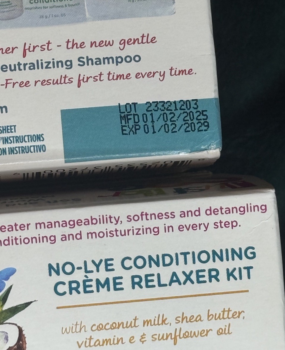 2 X Just For Me No Lye Conditioning Creme Relaxer Kit For Children, Exp 27+