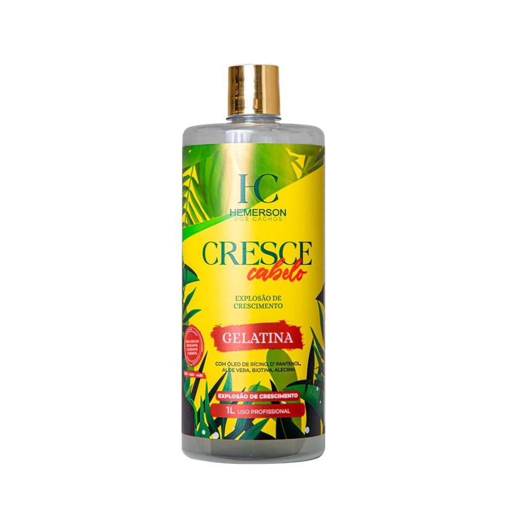 Kit Cresce Cabelo HC 5x1000ml Explosão De Crescimento / Hemerson dos Cachos