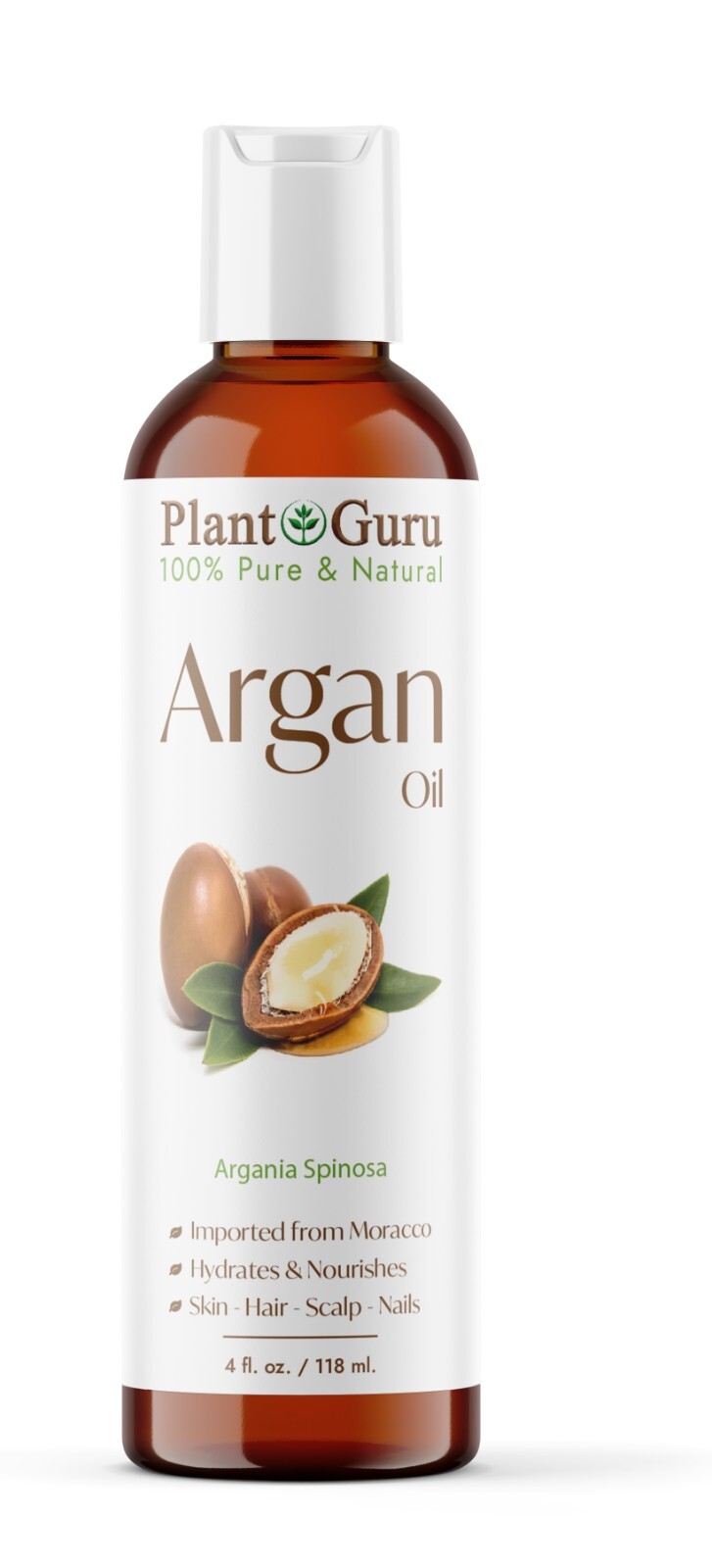 Argan Oil 4 oz of Morocco 100% Pure Unrefined Virgin Moroccan For Hair Skin Face