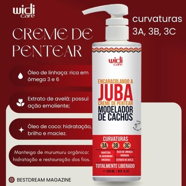 Widi Care Encaracolando a Juba Curls Modeler Curly Hair Combing Cream 500 mL