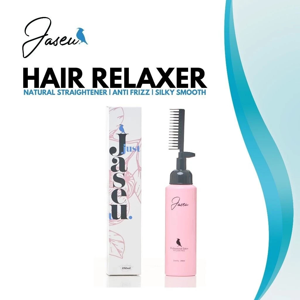 Jaseu DIY Hair Treatment Straightener Rebonding Straightening Cream 240ml 1x set