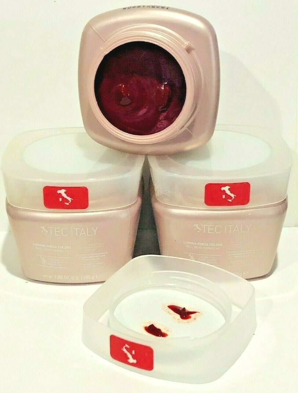Tec Italy Hair Dimension Lumina Forza Colore Hair Treatment RED (ROJO) 1 PACK