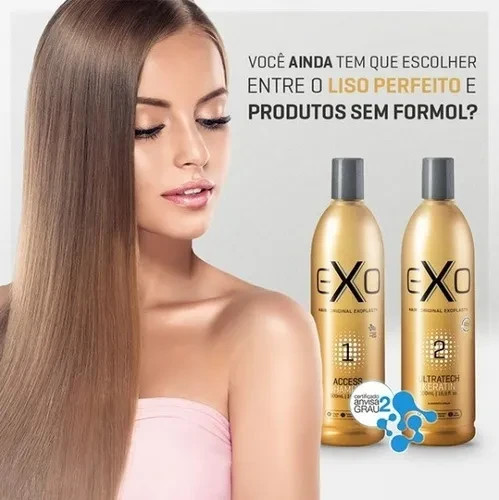 Ultratech Keratin Brazilian Exoplasty Smoothing 2x500ml – Exo Hair Professional