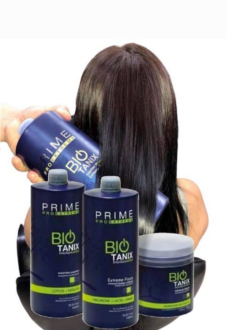 Keratin Treatment, Bio Tanix + Prime Passo 2 thermal reducer 2x34Oz Progressive