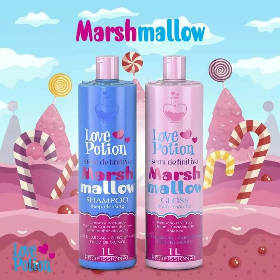 Love Potion Marshmallow Progressive Formaldehyde Free Brazilian Keratin 2x1L
