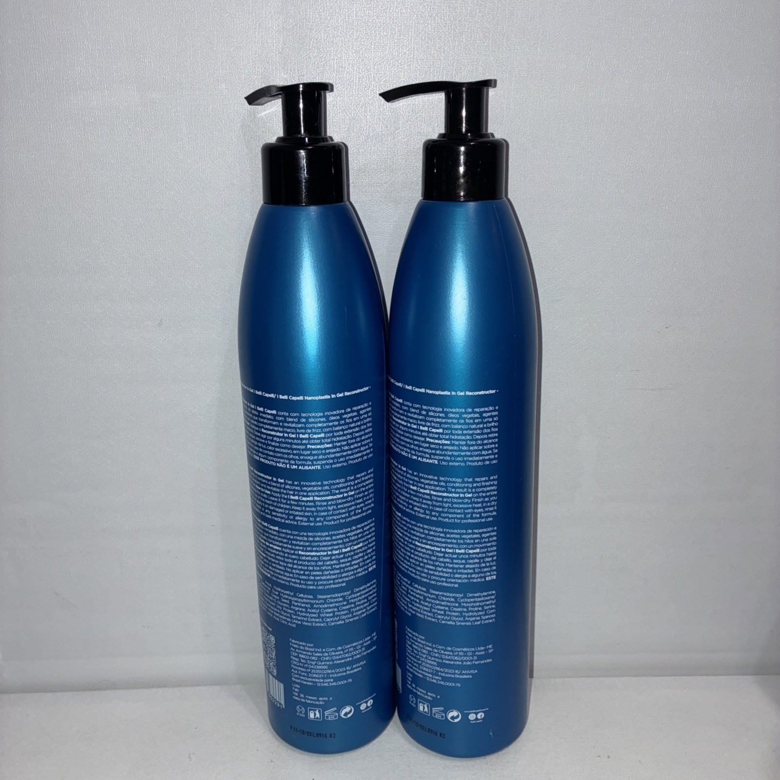 Lot Of 2-Torrano Gel Keratin Hair Treatment, Straightening 16.9fl Oz
