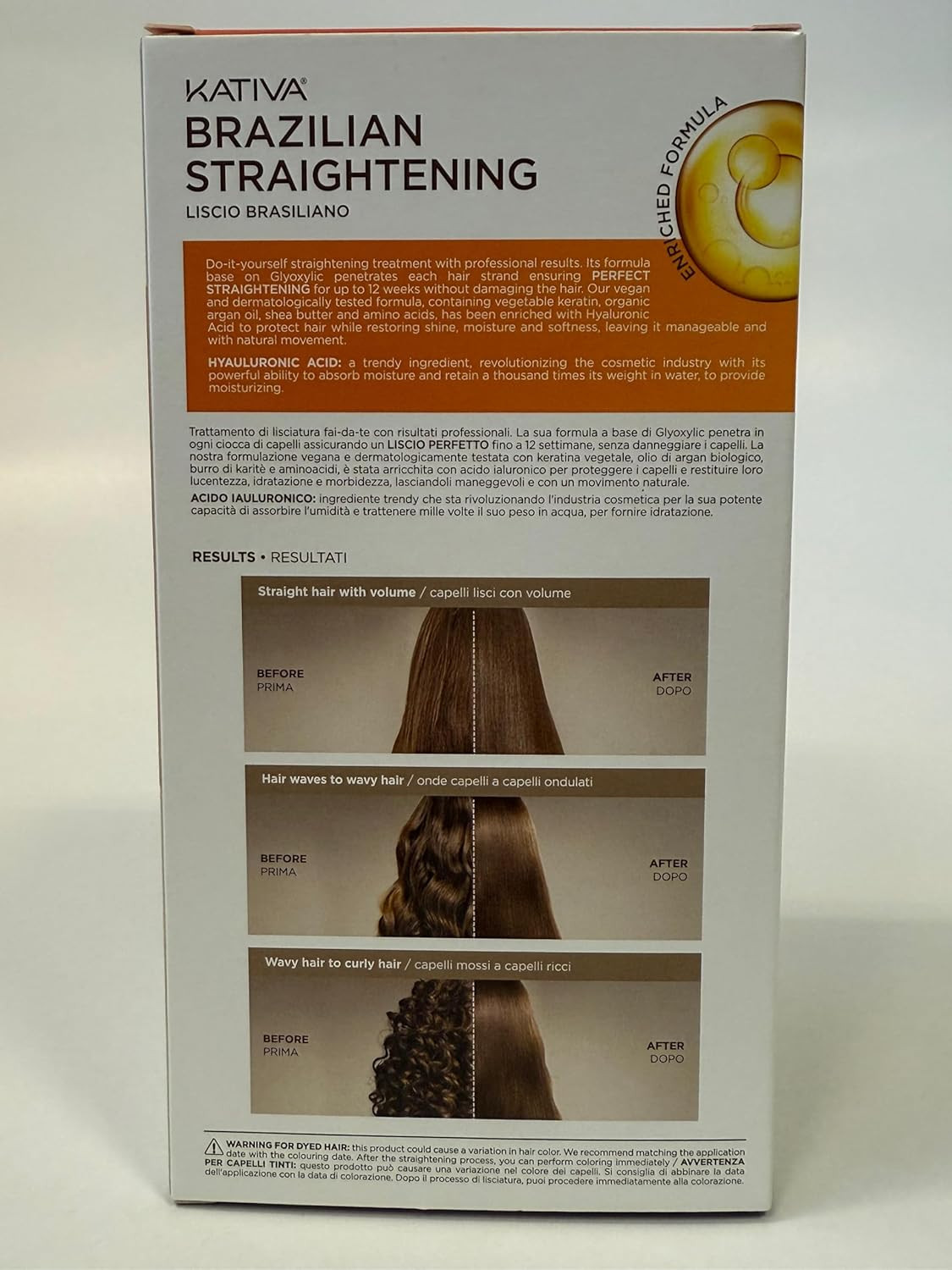 Brazilian Straightening Kit, 12 Weeks of Home Use Professional Straightening, wi