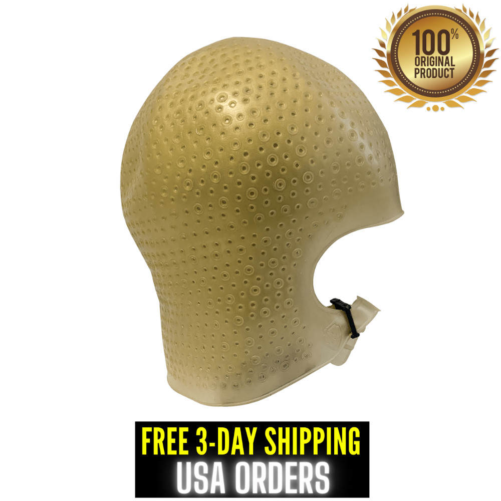 Micro Strong Golden Silicone Cap 2000 Holes by Robson Peluquero